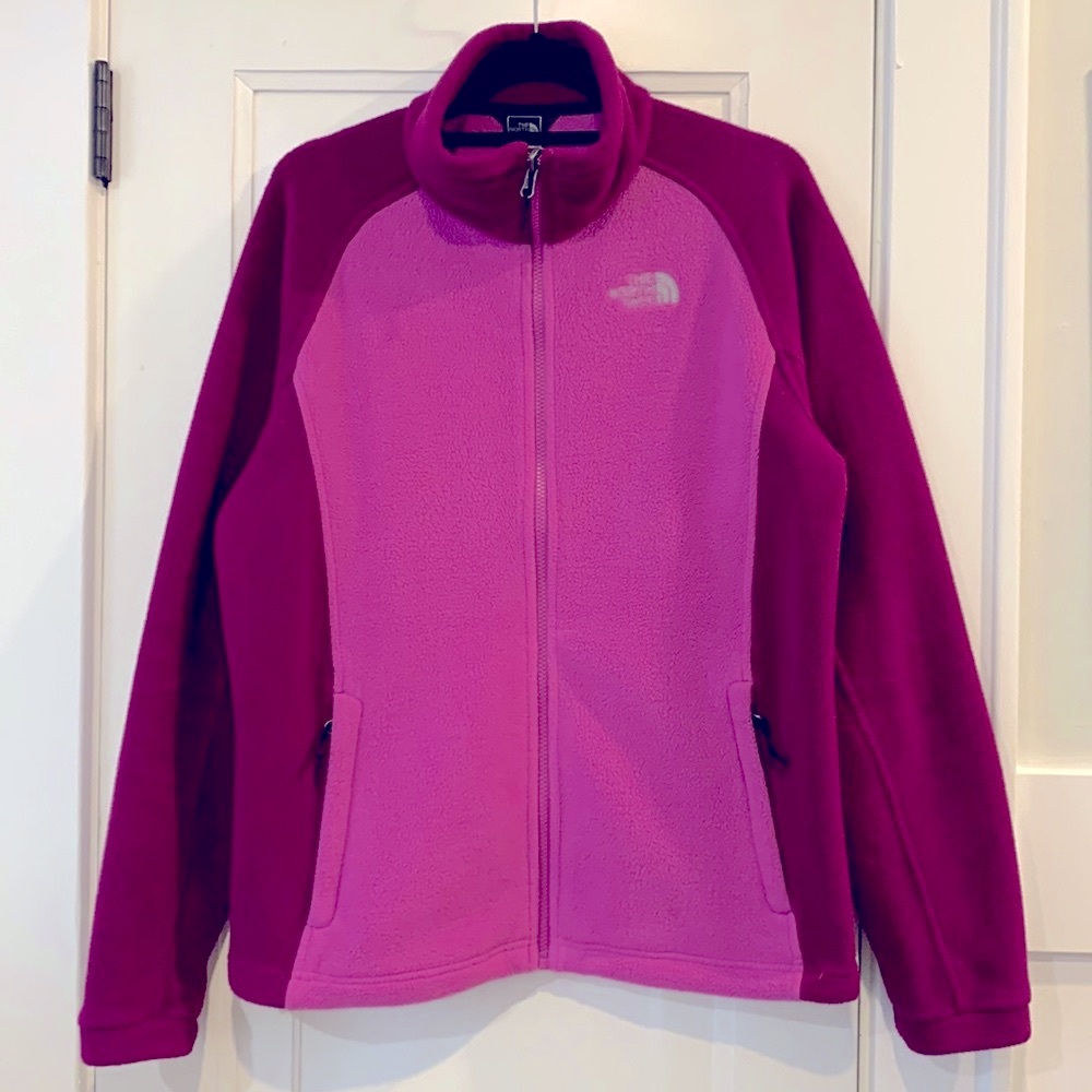 GUC The North Face fleece zip front jacket